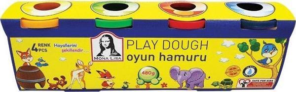 Mona Lisa Oyun Hamuru 4 lü - 3 paket - Image 1