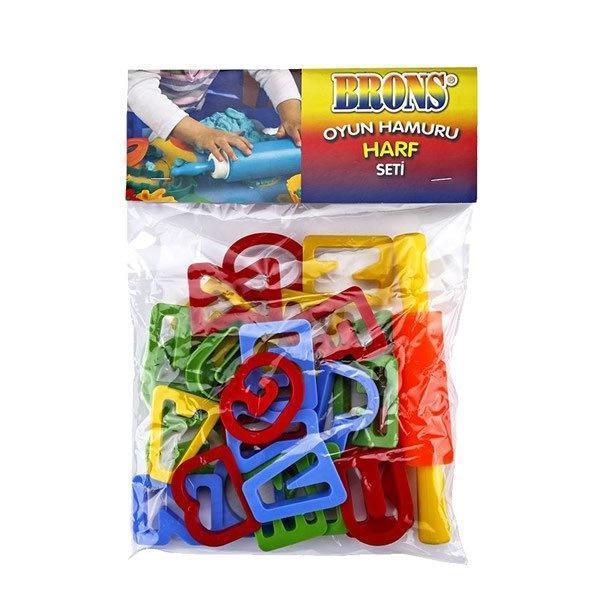 Brons Oyun Hamuru Kalıbı Seti Harf - Image 1