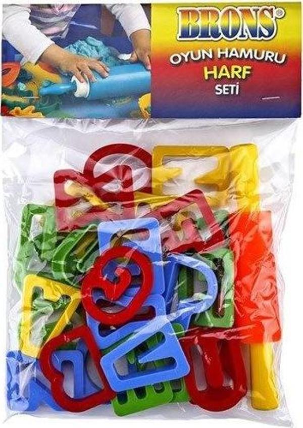 Brons Oyun Hamuru Kalıbı Seti Harf - Image 1