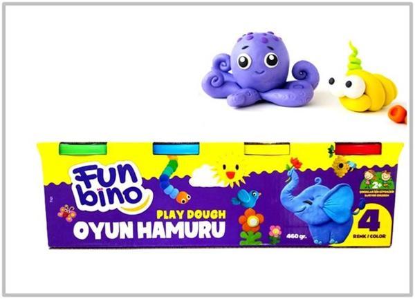 Fun Bino Play Oyun Hamuru 4Lü - 4 paket - Image 1