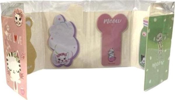 Vagon Cute Cat Yapışkanlı Bloknot - 2 adet - Image 1
