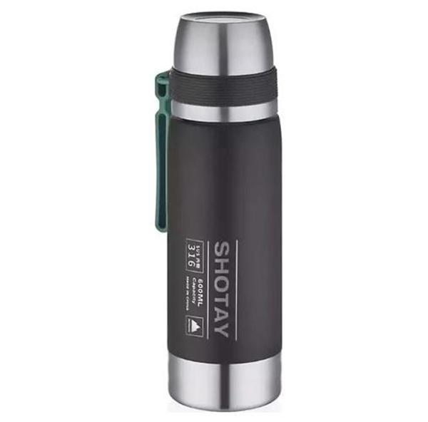 Vagon Life Çelik Termos 600Ml Vgn-8270 Siyah - Image 1