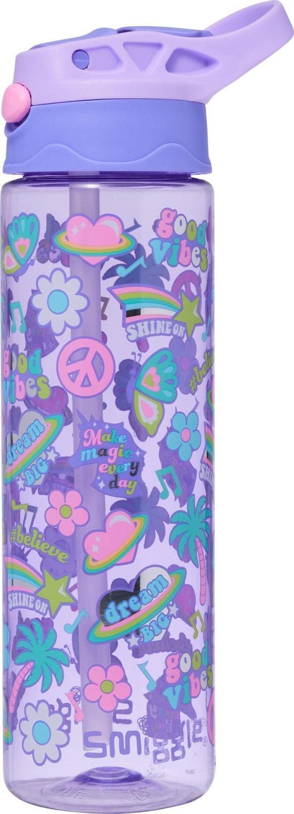 Smiggle - All Stars 650ML Otomatik Ağızlıklı BPAsız Suluk - Image 1
