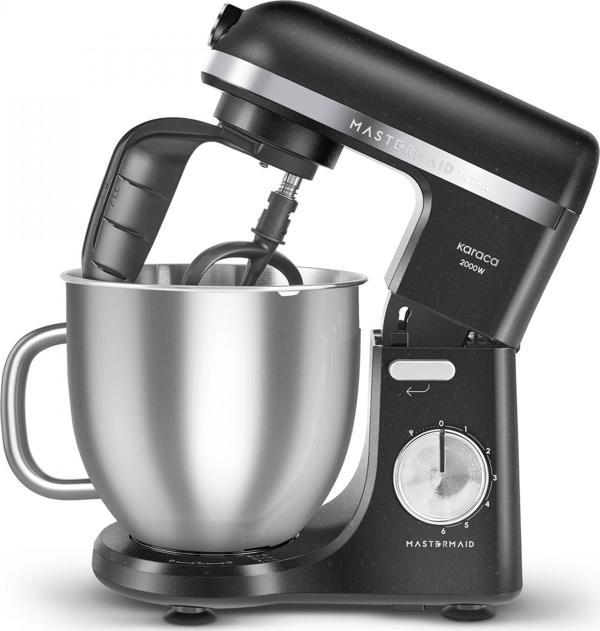 Karaca Mastermaid Chef Ultra M2000W Hamur Yoğurma Makinesi Shiny Black 7L - Image 1