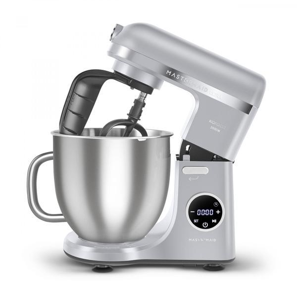 Karaca Mastermaid Chef Ultra D2000W Dijital Ekranlı Hamur Yoğurma Makinesi Silver 7L - Image 1