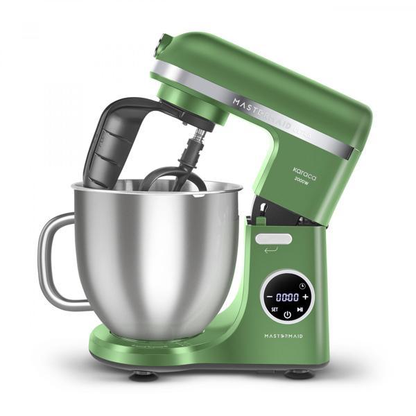 Karaca Mastermaid Chef Ultra D2000W Dijital Ekranlı Hamur Yoğurma Makinesi Emerald Green 7L - Image 1