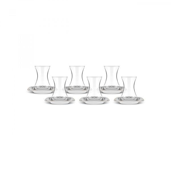 Karaca Helenistik 6 Kişilik 12 Parça Çay Seti 130 Ml - Image 1