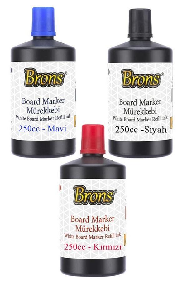 Mavi Siyah Kırmızı Yazı Tahta Kalem Mürekkebi 250ml 1 Adet Brons Tahta Kalemi Mürekkebi Kolay Silinebilir 250gr Okul - Image 1
