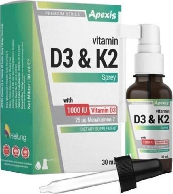 APEXIS D3+K2 VITAMIN 20 ML - Image 1
