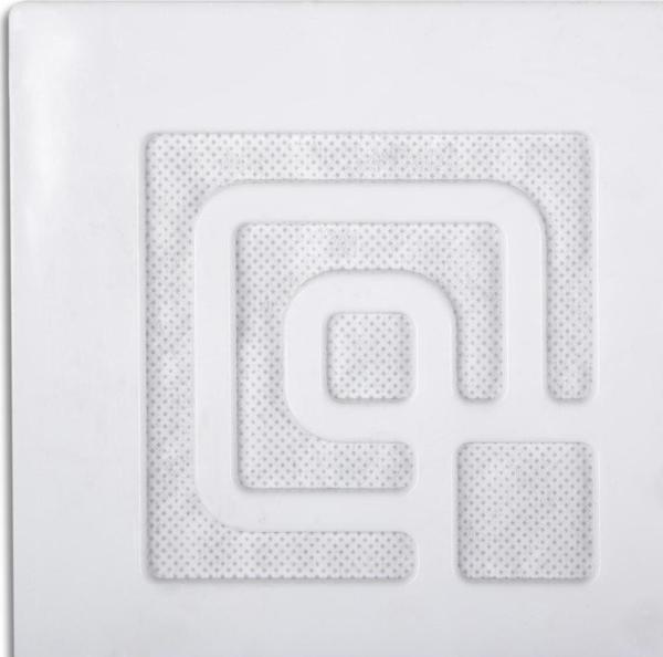 Mete Panel Dekoratif Yonca Desene 8m2 30*30 Tam Takım Beyaz Renk - Image 1