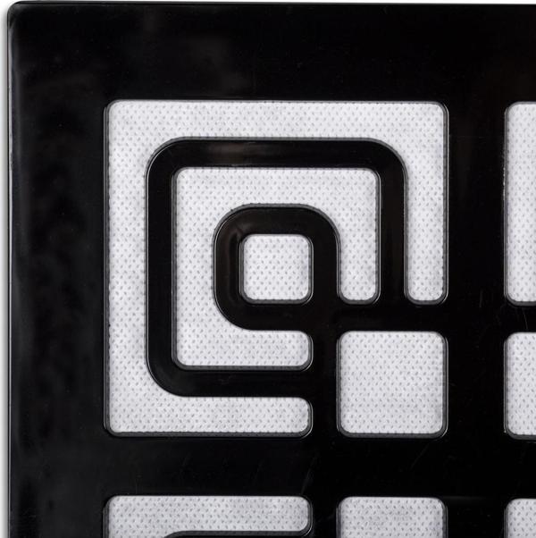 Mete Panel Dekoratif Yonca Siyah 8m2 30*30 Tam Takım - Image 1