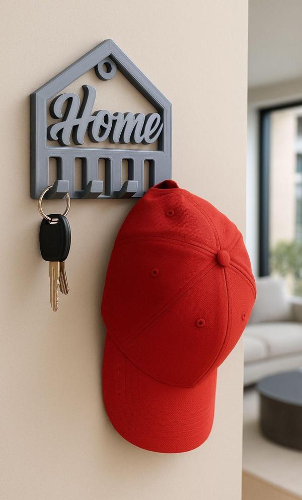 Findify Store Dekoratif Açılır Kapanır Anahtar Askı Home Detay 15 X 15 Cm - Image 1