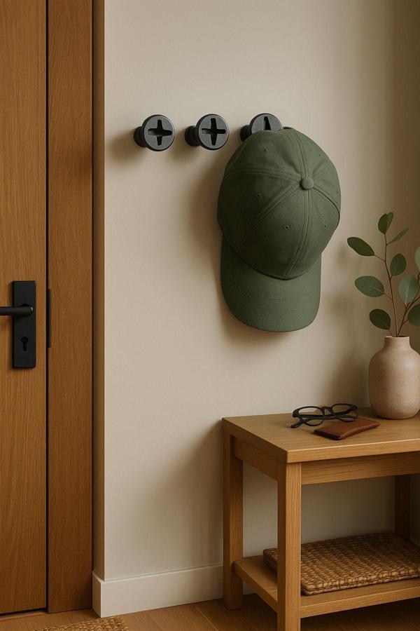 Findify Store Dekoratif Vida Askı Modern Genç Odası Antre Giriş Pratik Ev Gereçleri 10 X 8 Cm - Image 1