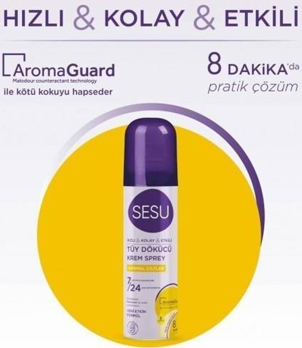 SESU TÜYDÖKÜCÜ SPREY 150ML NORMAL CİLTLER - Image 1