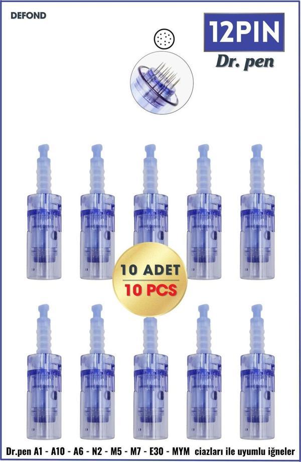 Dr. Pen Dr Pen A6-A10-A1-N2-M5-M7-E30-Mym Uyumlu Iğneleri 10 Adet Orijinal Dermapen Iğne Kartuşu - Image 1