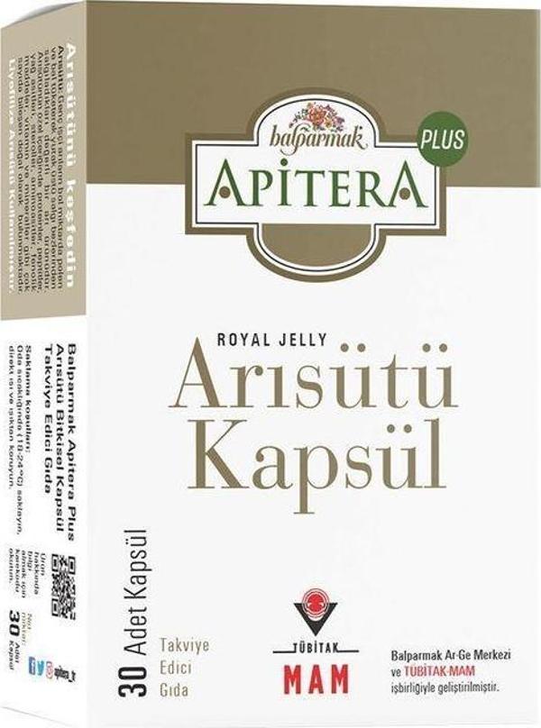 Balparmak APİTERA PLUS ARI SÜTÜ 30 KAPSÜL - Image 1