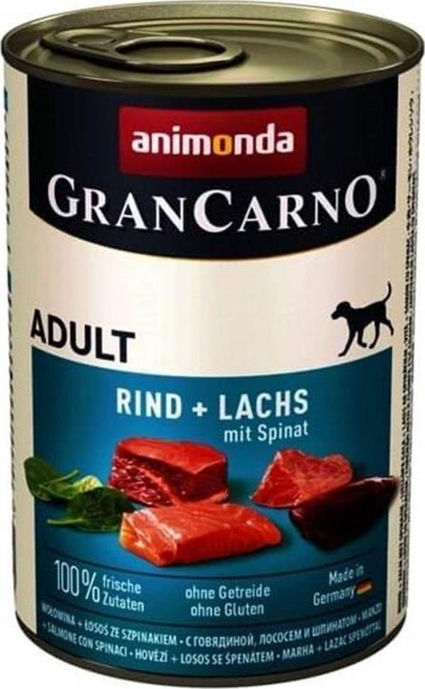 Animonda Gran Carno Sığır Etli Ispanak Yetişkin Köpek Maması Konserve 400Gr - Image 1