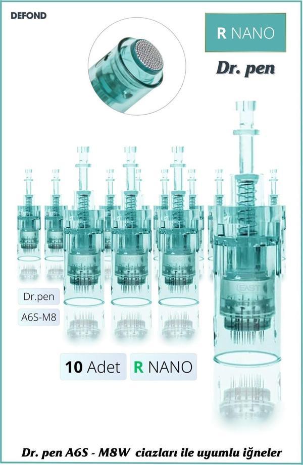 Dr. Pen Dr Pen A6S - M8W - M7S Orijinal Dermapen Iğnesi 10 Adet R Nano - Image 1