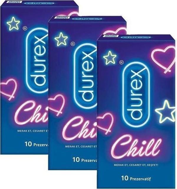 DUREX CHİLL 10 LU X 3 PAKET - Image 1