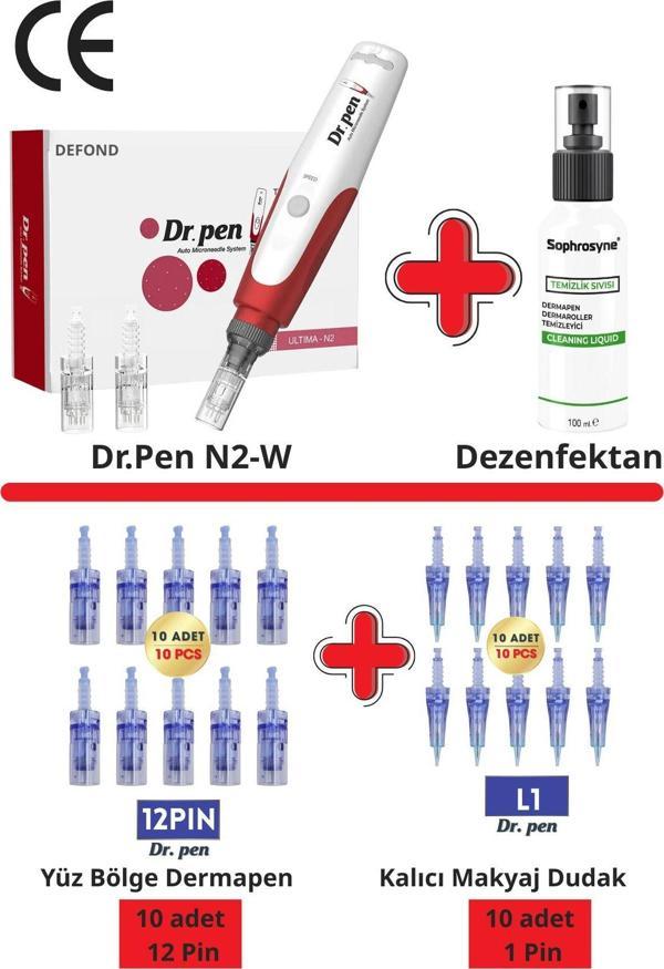 Dr.Pen Auto Microneedle System Dr.Pen N2-W Kablosuz Dermapen-Kalıcı Makyaj Cihazı Cilt Yenileme Akne Leke Saç Dökülmesi - Image 1