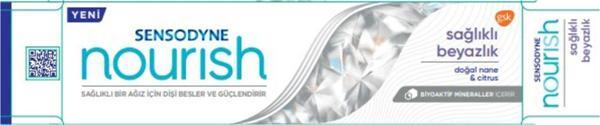 SENSODYNE DİŞ MAC.NOURISH SAĞLIKLI BEYAZLIK 75ML - Image 1
