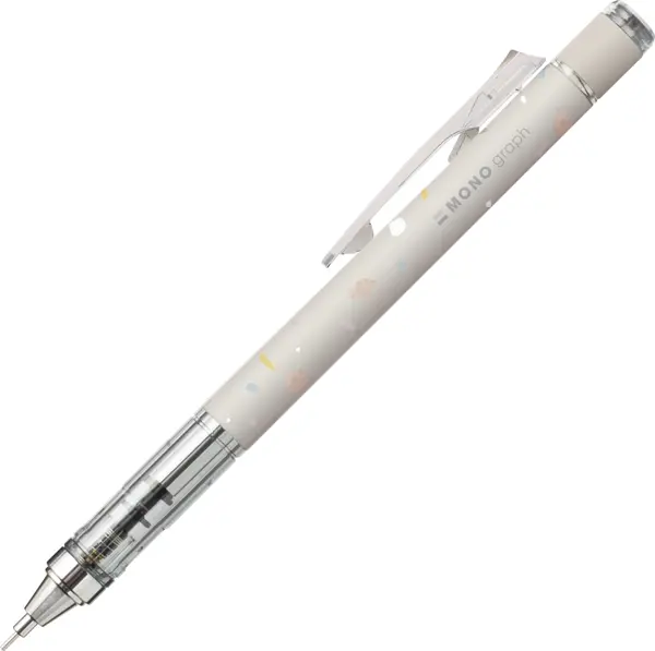 Tombow Mono Graph Terrazzo Color 0.5mm Mekanik Kurşun Kalem - Ash Gray / 142C - Image 1