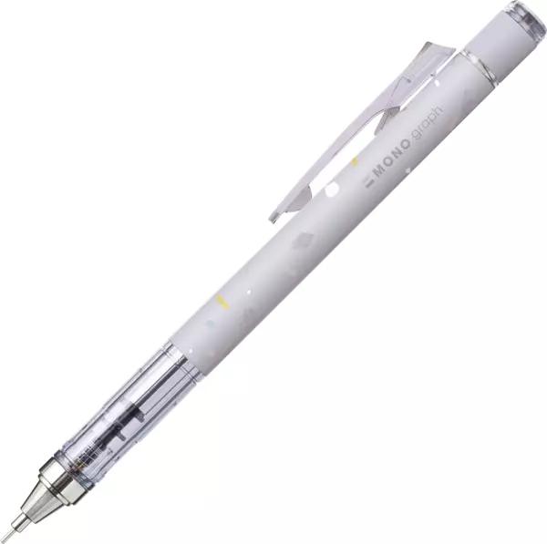 Tombow Mono Graph Terrazzo Color 0.5mm Mekanik Kurşun Kalem - Pale Purple / 142E - Image 1