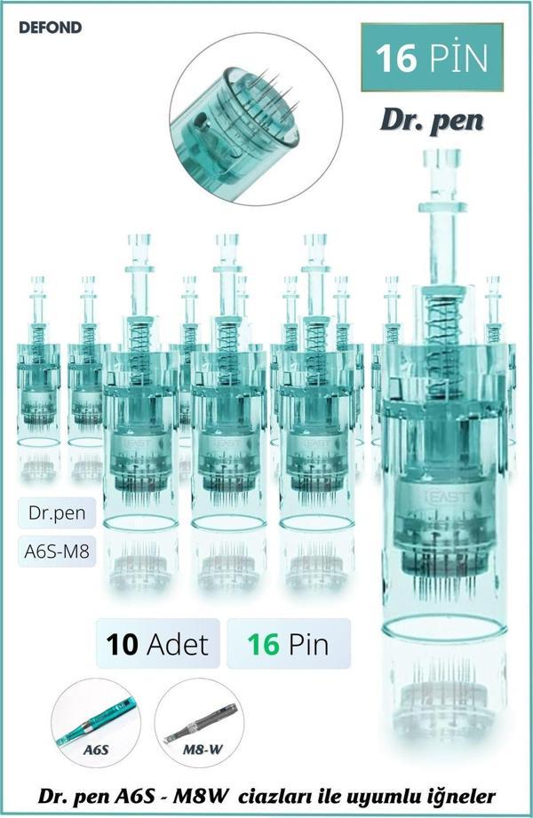 Dr. Pen Dr Pen A6S - M8W - M7S Orijinal Dermapen Iğnesi 10 Adet 16 Pin - Image 1