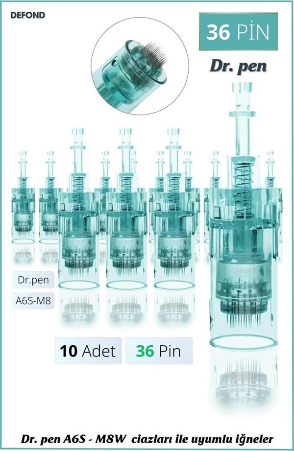 Dr. Pen Dr Pen A6S - M8W - M7S Orijinal Dermapen Iğnesi 10 Adet 36 Pin - Image 1