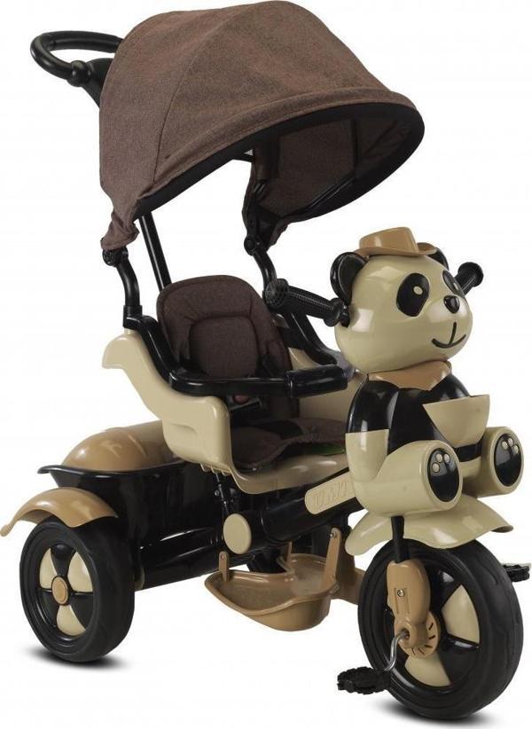 Babyhope 127 Little Panda Kahverengi 3 Tekerlekli Bisiklet - Image 1