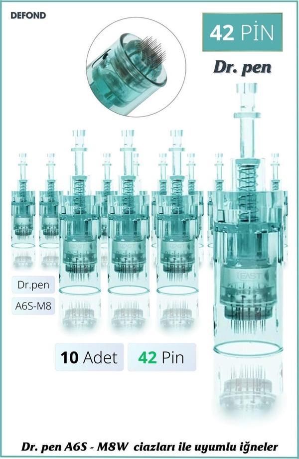 Dr. Pen Dr Pen A6S - M8W - M7S Orijinal Dermapen Iğnesi 10 Adet 42 Pin - Image 1
