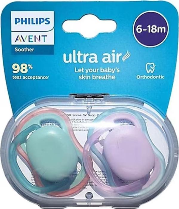 Philips Avent ULTRA AİR SCF085/16 6-18 AY DESENSİZ EMZİK - Image 1