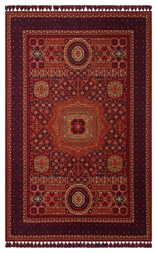 Hoom Rugs Afgan AFG 10 Multy Antibakteriyel Kaymaz Tabanlı Dekoratif Kilim - Image 1