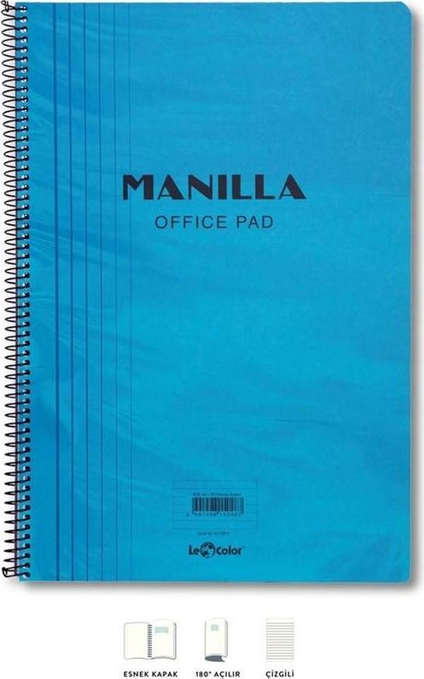 Manilla Ofis Defter A4 Çizgili Mavi - Image 1