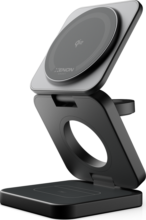 Xenon Smart Magsafe ve Qi2 Uyumlu Manyetik Kablosuz Şarj Standı X6402 - Image 1