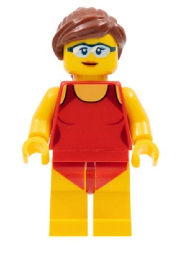 Lego Minifigür Beachgoer cty0759 - Image 1