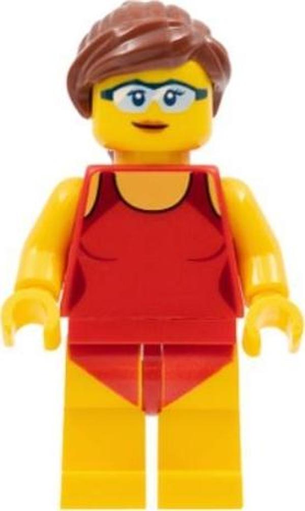 Lego Minifigür Beachgoer cty0759 - Image 1