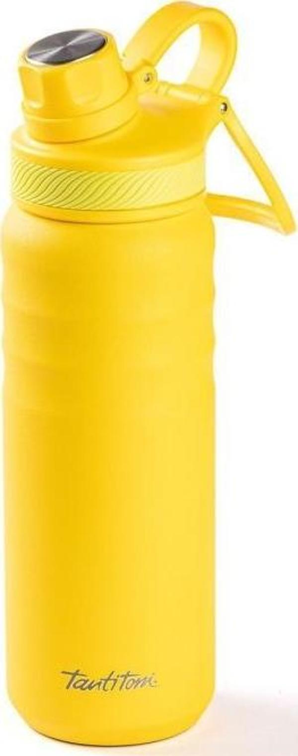 TANTİTONİ SARI 2 KAPAKLI ÇİFT KATMANLI TERMOS 700ML - Image 1