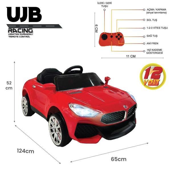 UJ Toys UJB Uzaktan Kumandalı BMV  Akülü Araba Kırmızı - Image 1