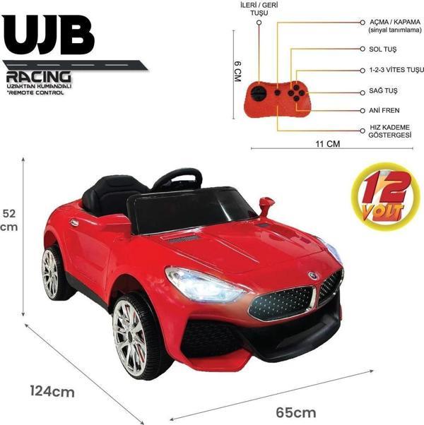 UJ Toys UJB Uzaktan Kumandalı BMV  Akülü Araba Kırmızı - Image 1
