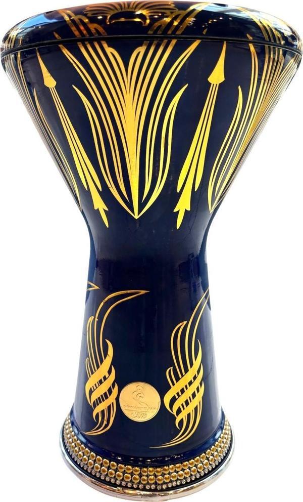 GAWHARET EL-FAN SEDEF İŞLEMELİ DÖKÜM DARBUKA JZ07 - Image 1