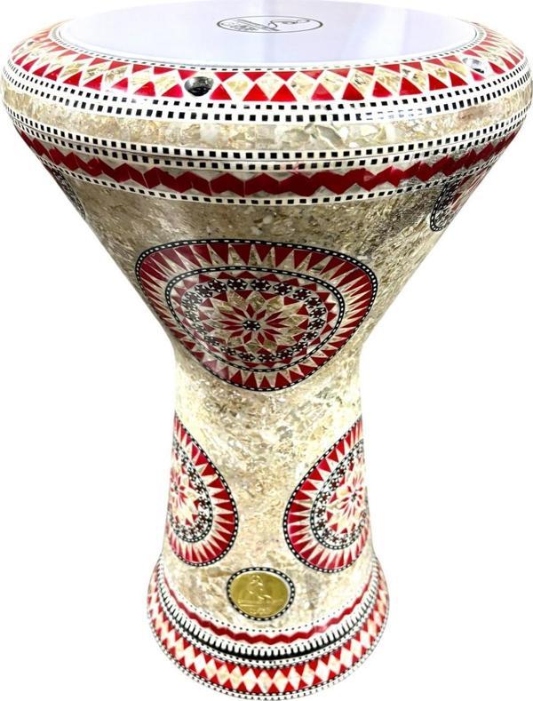 GAWHARET EL-FAN SEDEF İŞLEMELİ DÖKÜM DARBUKA JZ17 - Image 1