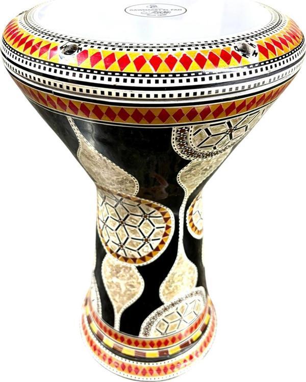 GAWHARET EL-FAN SEDEF İŞLEMELİ DÖKÜM DARBUKA JZ13 - Image 1