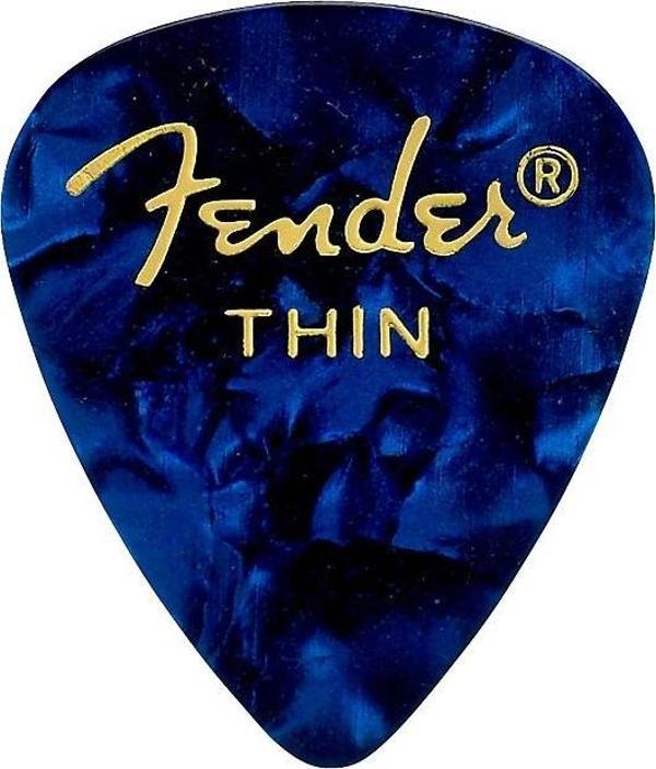 PENA FENDER PREMİUM CELLULOİD 351 SHAPE THİN BLUE MOTO - Image 1