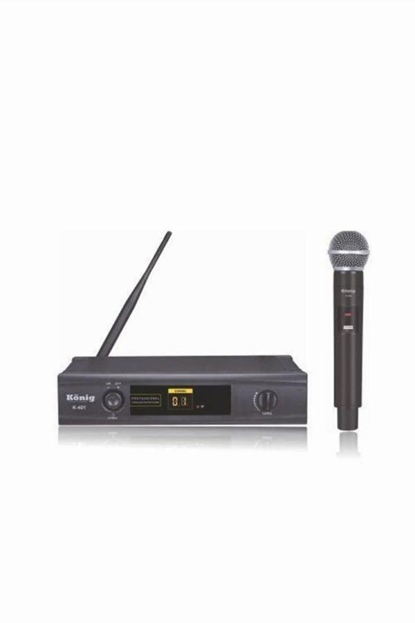 KÖNİG K-401E TEK EL TELSİZ MİKROFON SETİ - Image 1