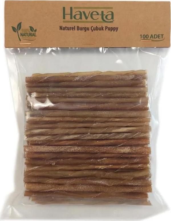 Burgu Çubuk Puppy Naturel 100 Adet - Image 1