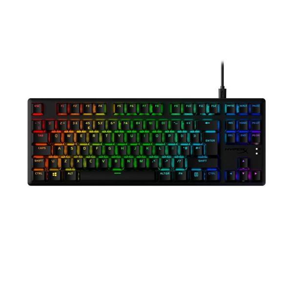 HyperX Alloy Origins Core PBT HX Kablolu Kırmızı Oyuncu Klavye 639N7AA - Image 1