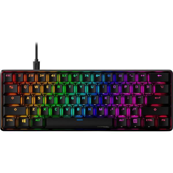 HyperX Alloy Origins 60 56R61AA#ABA Aqua Linear RGB Kablolu Mekanik Oyuncu Klavyes - Image 1