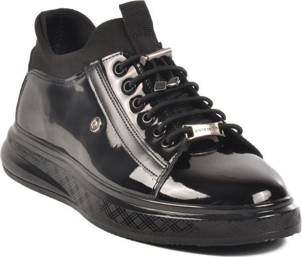 Pierre Cardin 70819 M Siyah Rugan Hakiki Deri Erkek Sneaker - Image 1