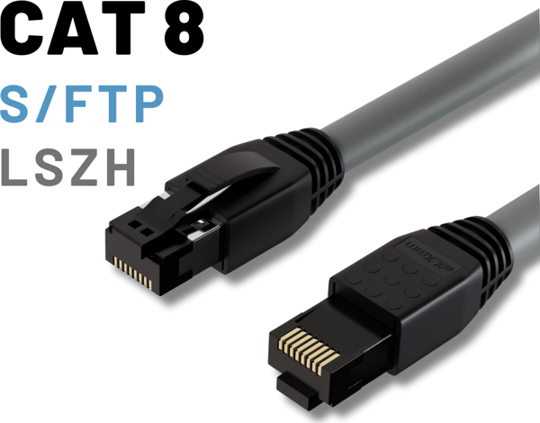 IRENIS CAT8 S/FTP LSZH Ethernet Patch Kablo, 3 Metre - Image 1